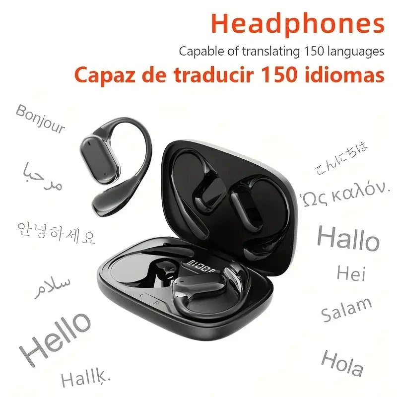 Borwger Bluetooth Translation Earbuds with Charging Case
