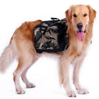 Borwger Large Dog Saddle Backpack – Camouflage Adventure Pack