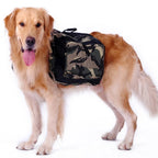 Borwger Large Dog Saddle Backpack – Camouflage Adventure Pack