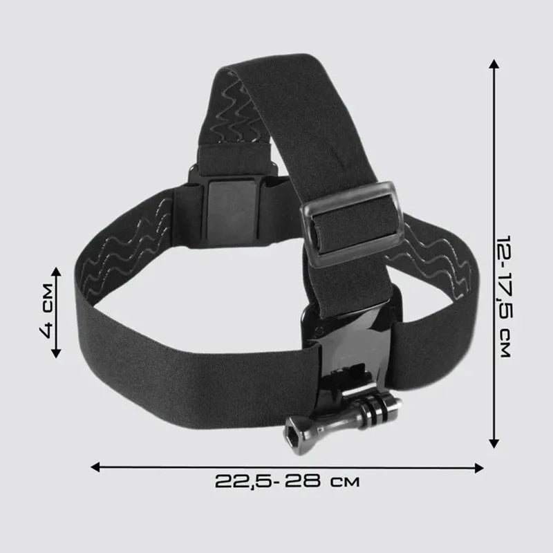 Borwger Adjustable Head-Mounted POV Phone & Action Camera Holder