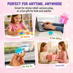 Rainbow Unicorn Dumpling Squishy Toy – Random Colour