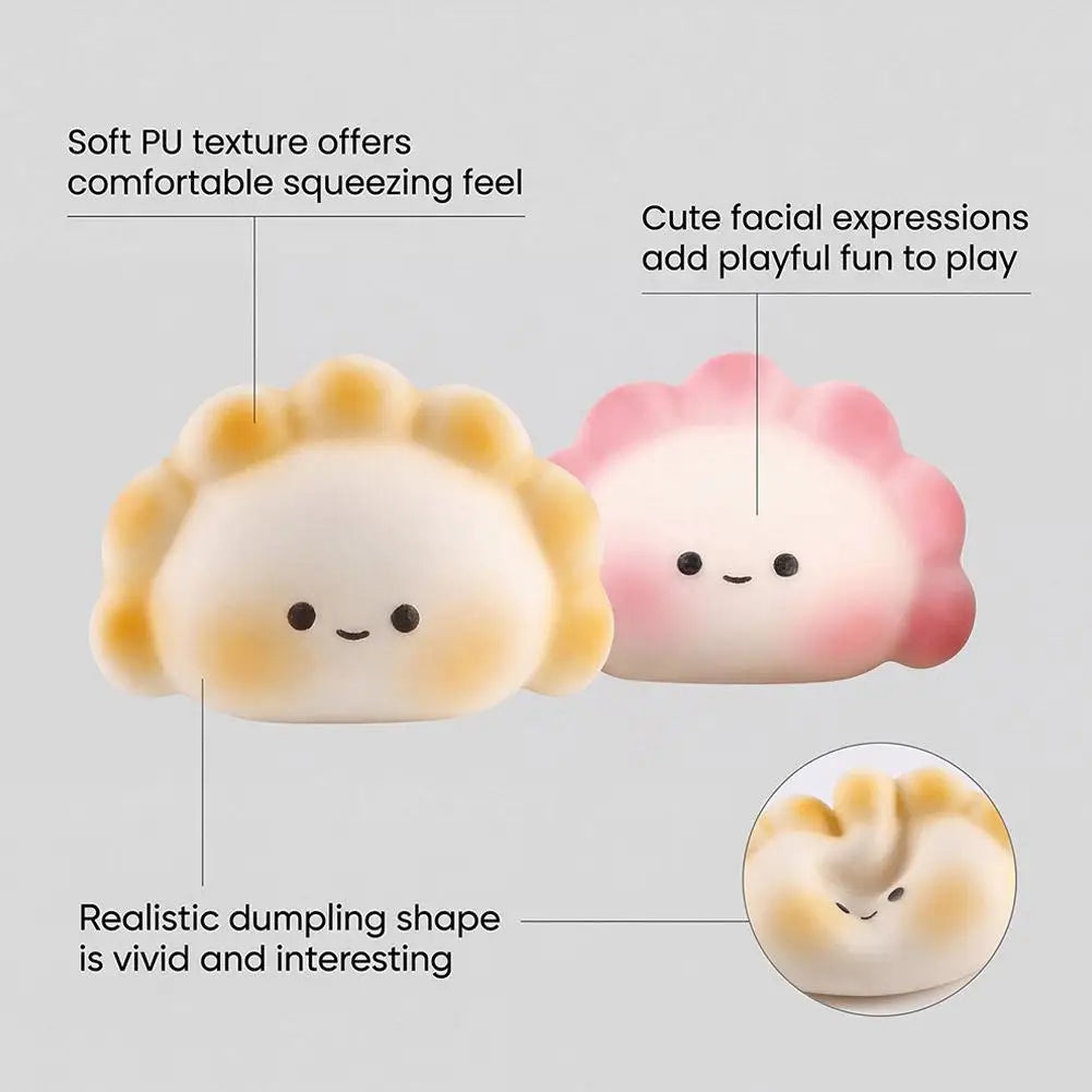 Cute Dumpling Squishy Toy – Slow Rising Sensory Fidget