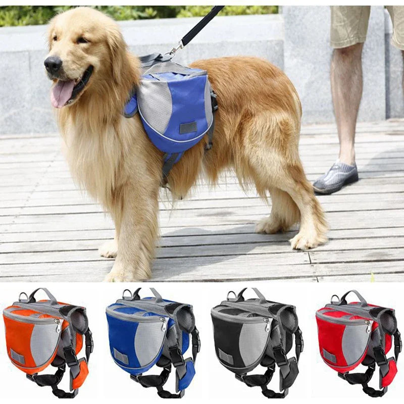 Borwger Outdoor Dog Saddle Backpack – Reflective Adventure Pack