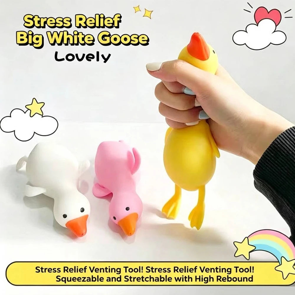 Aurora Duck Squishy Toy – Colourful Squeeze Duck
