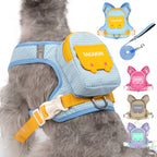 Borwger Reflective Dog Backpack Harness – Optional Leash Set