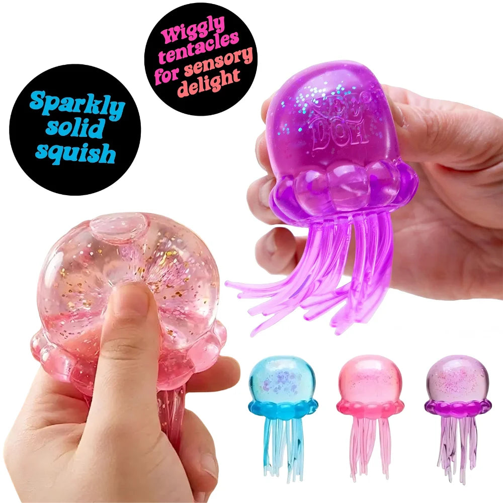 Jellyfish & Nice Cube Squishy Toys – Boxed or Unboxed