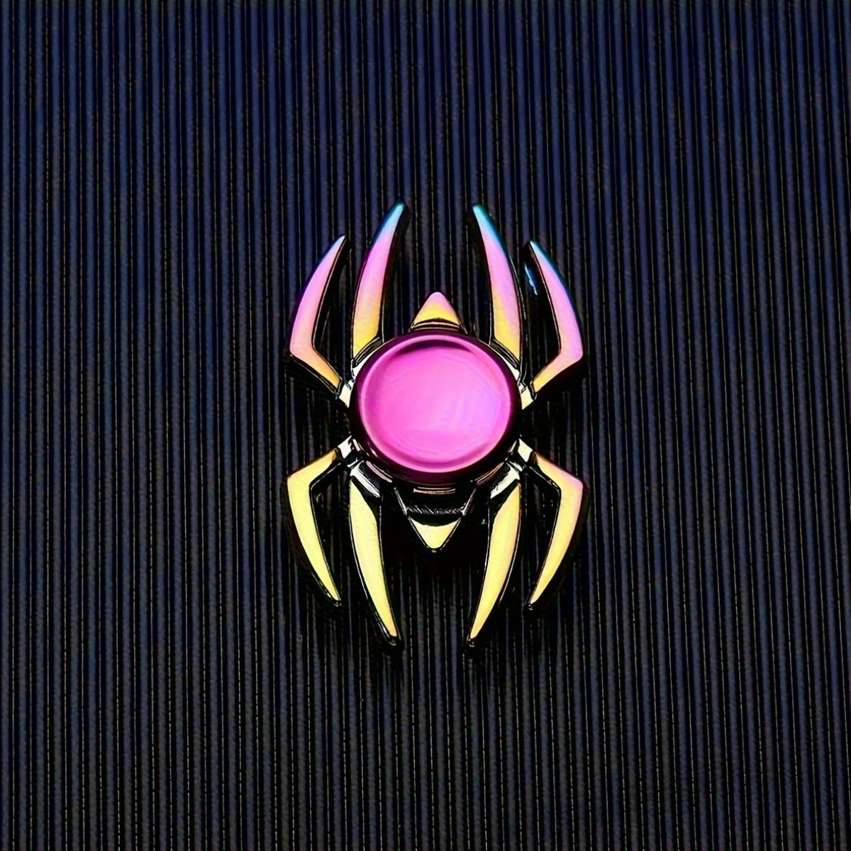 Borwger Metal Spider Fidget Spinner – Rainbow Alloy