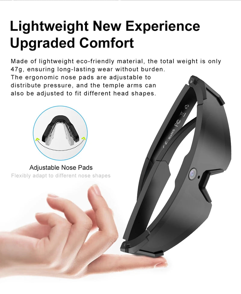 Smart Cycling Camera Glasses – Photo, Video & Bluetooth