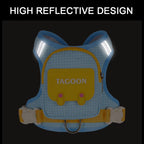 Borwger Reflective Dog Backpack Harness – Optional Leash Set
