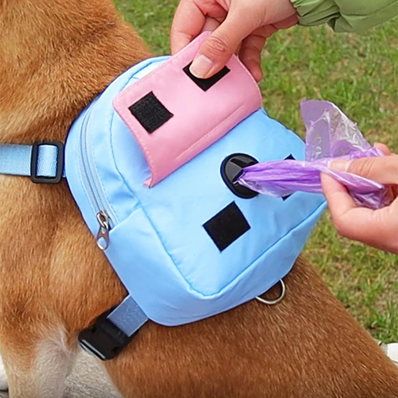 Waterproof Dog Backpack Harness – Adjustable Travel Pack