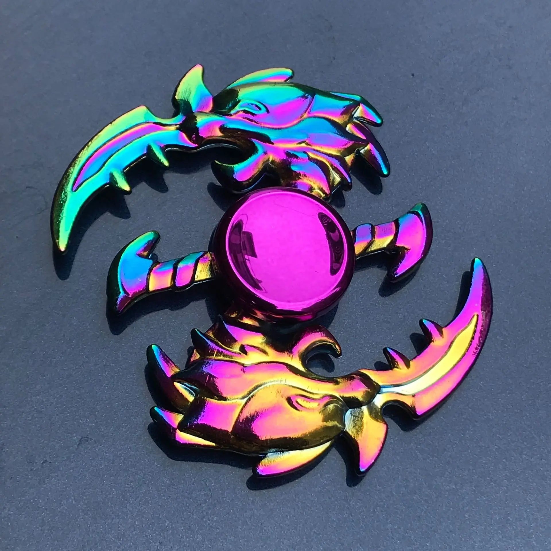 Rainbow Fidget Metal Spinner Colorful Finger Spinners