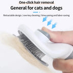 Self-Cleaning Pet Grooming & Deshedding Brush