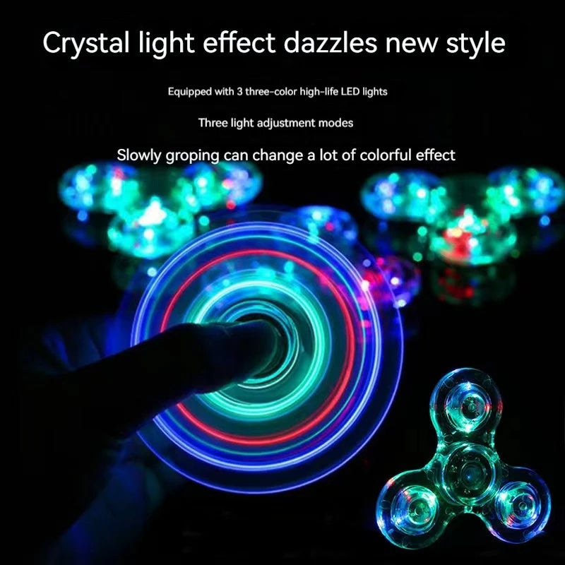 Luminous LED light Fidget Spinner