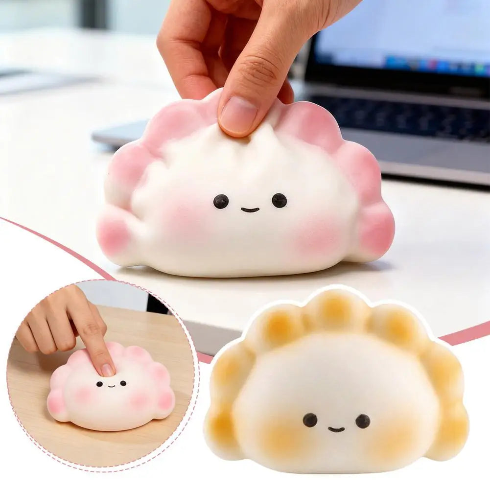 Cute Dumpling Squishy Toy – Slow Rising Sensory Fidget
