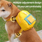 Waterproof Dog Backpack Harness – Adjustable Travel Pack