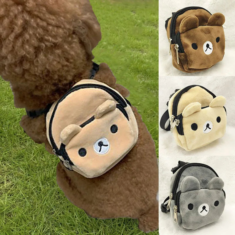 Borwger Mini Dog Backpack – Cute Treat & Walking Bag