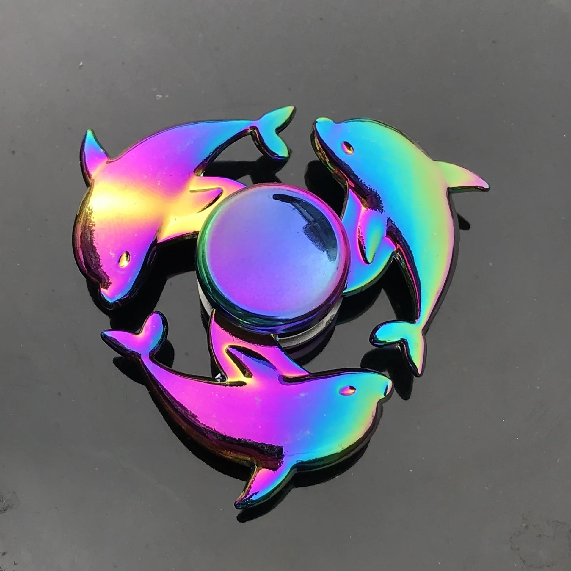 Rainbow Fidget Metal Spinner Colorful Finger Spinners