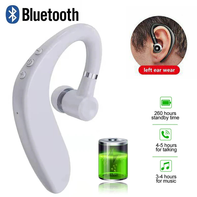 Comfortable Ear Hook Handsfree Calling Headphones For iPhone Xiaomi Huawei Phone HiFi Stereo Sound Sport Business Audio Tools