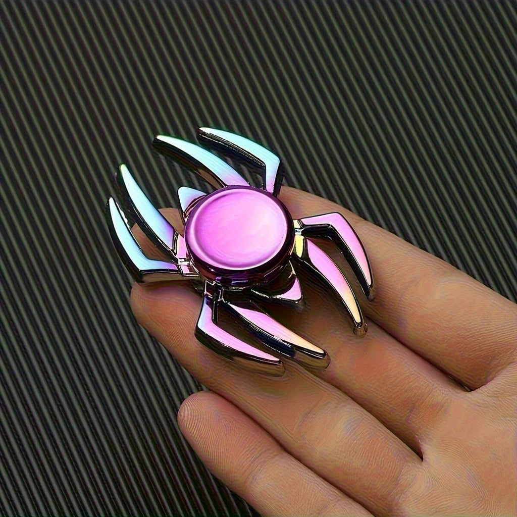 Borwger Metal Spider Fidget Spinner – Rainbow Alloy