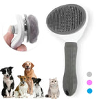 Self-Cleaning Pet Grooming & Deshedding Brush