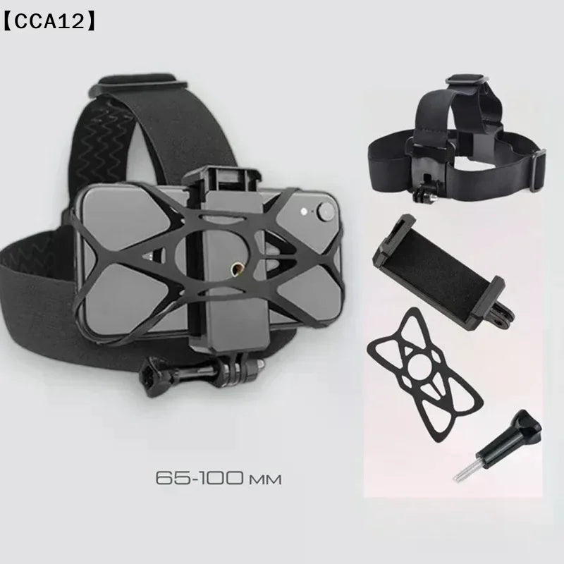 Borwger Adjustable Head-Mounted POV Phone & Action Camera Holder
