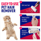 Self-Cleaning Pet Hair Remover Roller