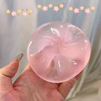 Transparent Mochi Squishy Ball – Soft Squeeze Fidget Toy