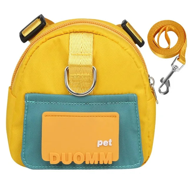 Waterproof Dog Backpack Harness – Adjustable Travel Pack