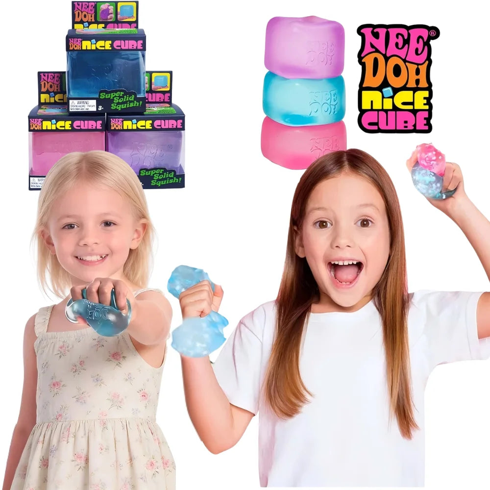 Jellyfish & Nice Cube Squishy Toys – Boxed or Unboxed