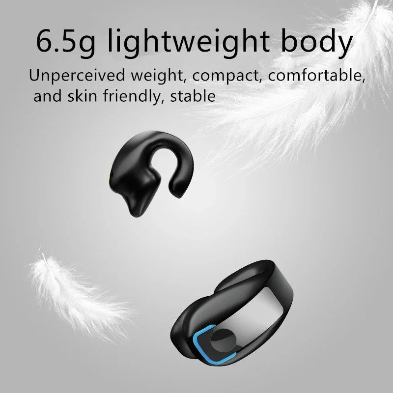 Borwger Bluetooth 5.3 Open-Ear Clip Wireless Earphone