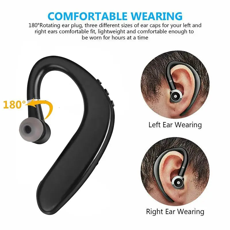 Comfortable Ear Hook Handsfree Calling Headphones For iPhone Xiaomi Huawei Phone HiFi Stereo Sound Sport Business Audio Tools