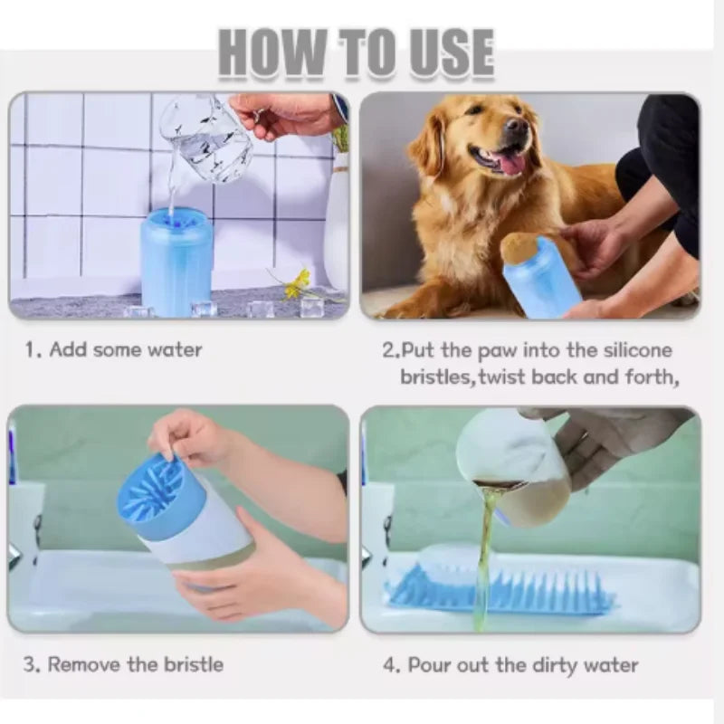 Portable Pet Paw Cleaner