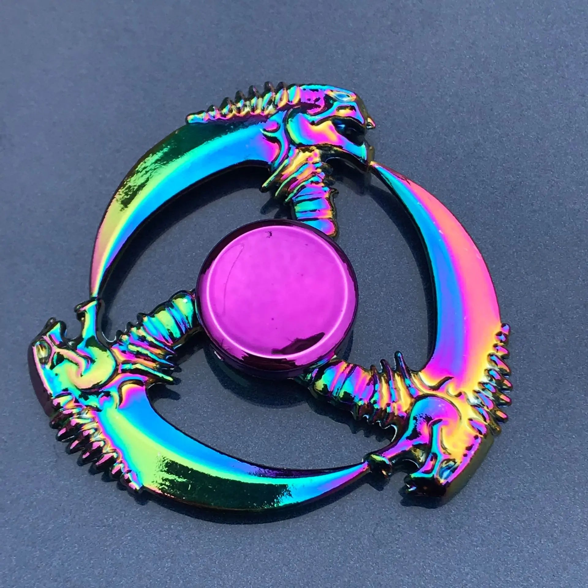 Rainbow Fidget Metal Spinner Colorful Finger Spinners