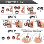 3Pcs Fidget Spinner Magnetic Ring Toy
