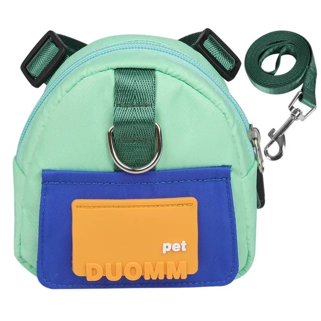 Waterproof Dog Backpack Harness – Adjustable Travel Pack