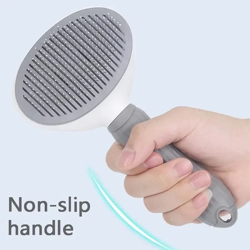 Self-Cleaning Pet Grooming & Deshedding Brush