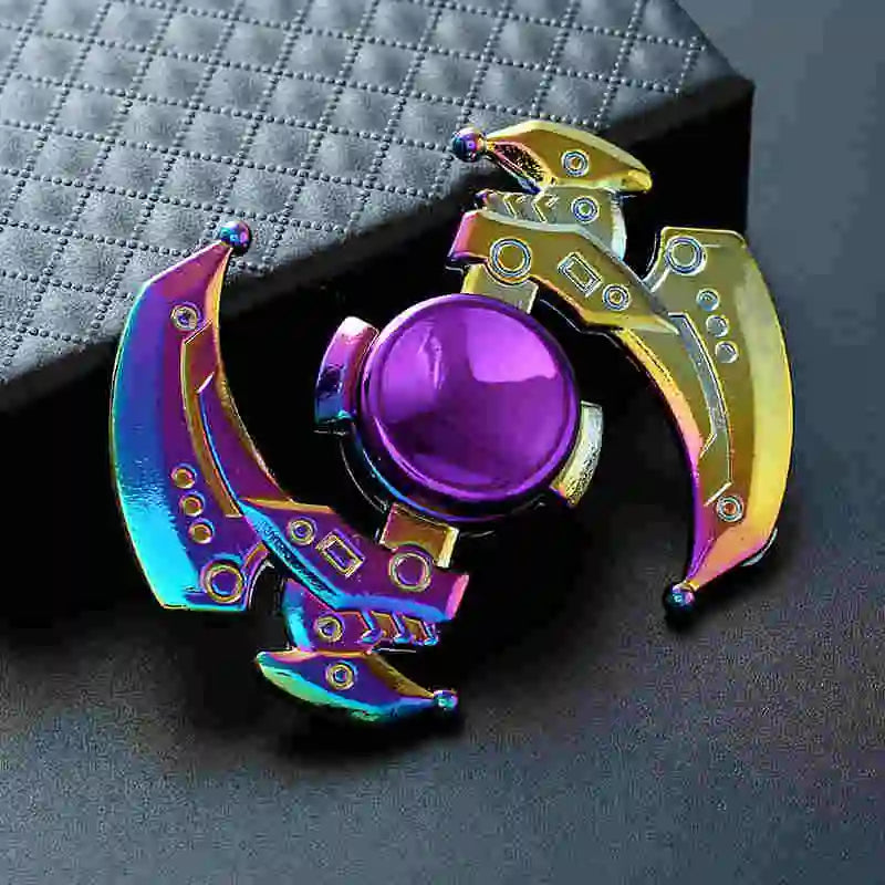 Rainbow Fidget Metal Spinner Colorful Finger Spinners