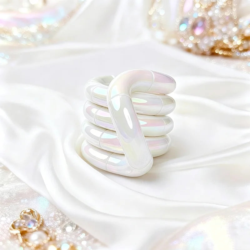 Crystal Coil Fidget Toy – Flexible Sensory Twist