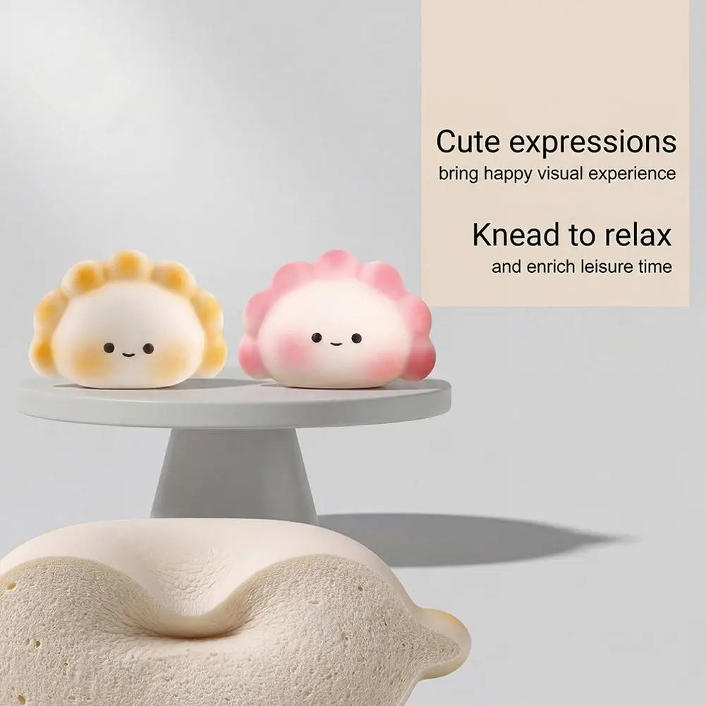 Cute Dumpling Squishy Toy – Slow Rising Sensory Fidget
