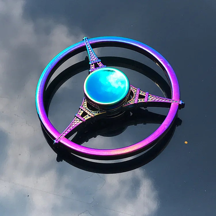 Rainbow Fidget Metal Spinner Colorful Finger Spinners