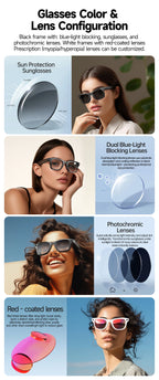 Borwger Smart Camera Glasses – HD Video & Photo