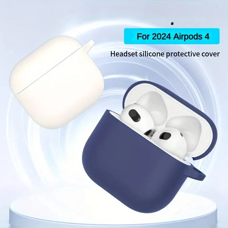 Borwger Silicone Protective Case for Apple AirPods 4