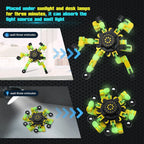 Borwger 4-Pack Glow-in-the-Dark Robot Fidget Spinners