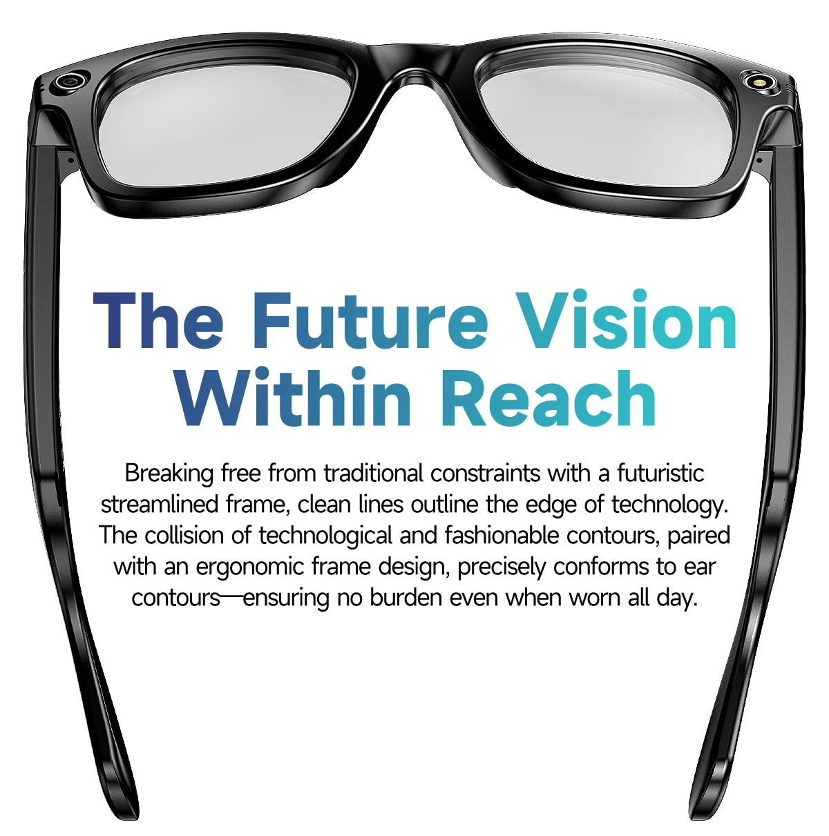 Borwger Smart Camera Glasses – HD Video & Photo