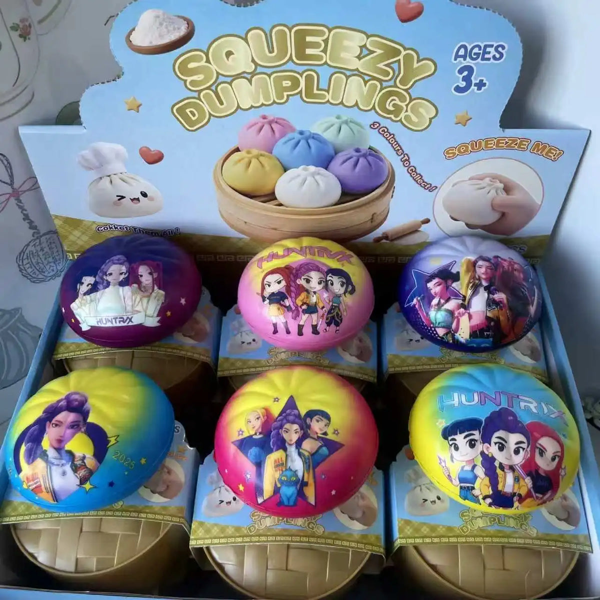 Rainbow Mystery Dumpling Squishy Toy – Random Design