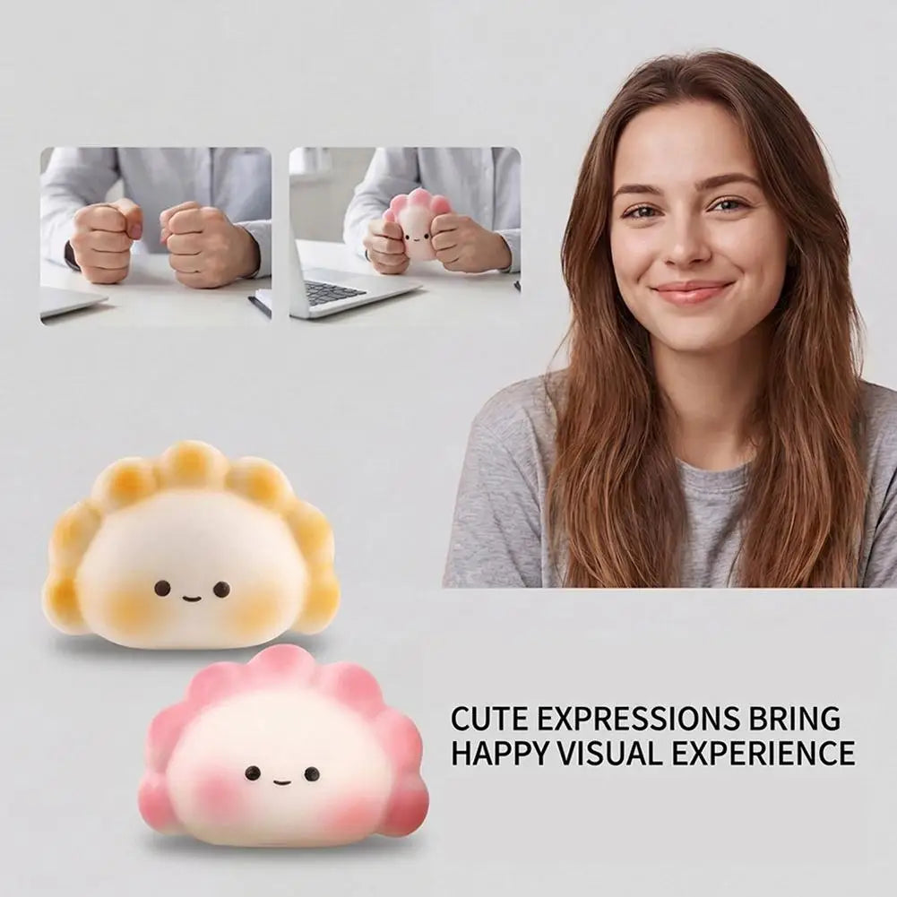 Cute Dumpling Squishy Toy – Slow Rising Sensory Fidget