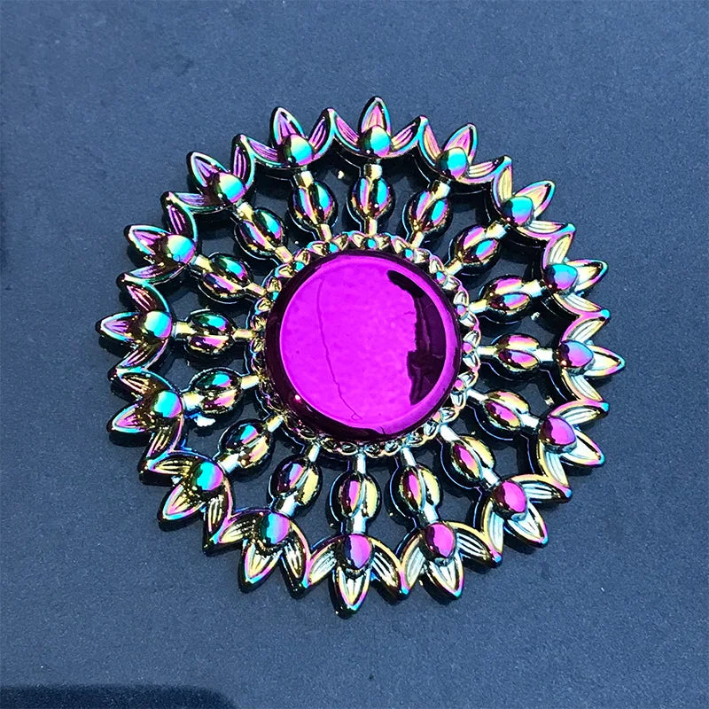 Rainbow Fidget Metal Spinner Colorful Finger Spinners