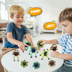 Borwger 4-Pack Glow-in-the-Dark Robot Fidget Spinners