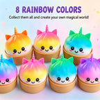 Rainbow Unicorn Dumpling Squishy Toy – Random Colour