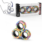 Magnetic Rings Fidget Toy Rainbow